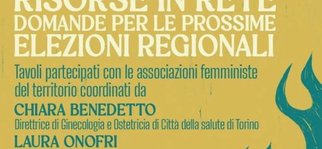 DOMANDE PER LE PROSSIME ELEZIONI REGIONALI