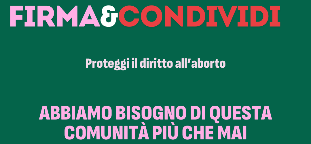 INIZIATIVA DEI CITTADINI EUROPEI ” MY VOICE, MY CHOICE”